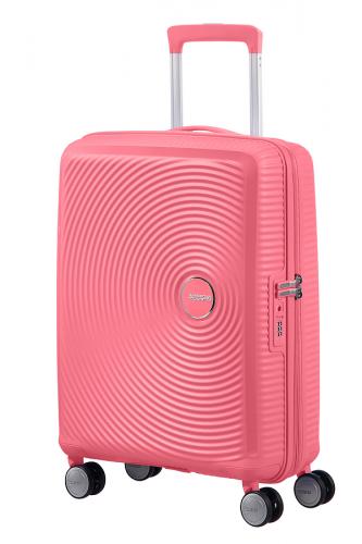 AMERICAN TOURISTER Soundbox Spinner 55/20 TSA Expandable Sun Kissed Coral