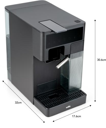WILFA Kapselmaschine VOLO MULTI, 1.6L, 1350 Watt, MMA1T-TCM20