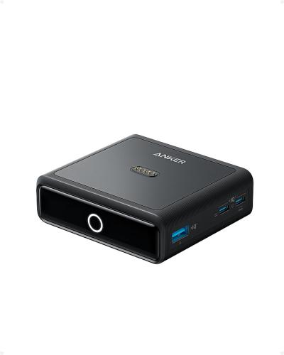 Anker Mini-PC in Schwarz mit mehreren USB-Anschlüssen und elegantem Design