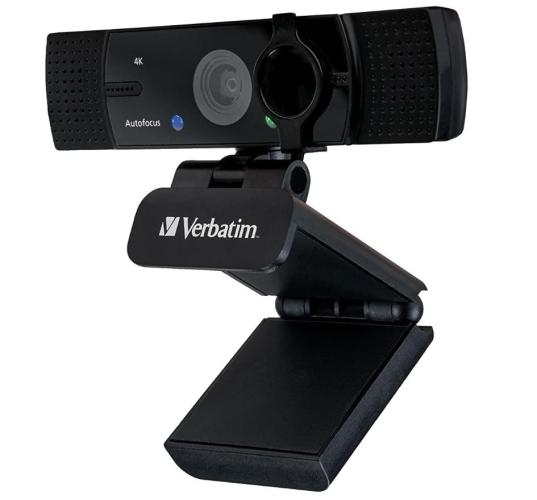 Verbatim 4K Webcam mit Autofokus und Halterung