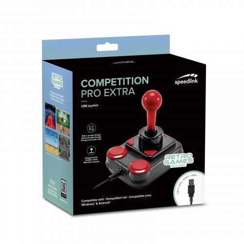 SPEEDLINK COMPETITION PRO EXTRA USB Joystick, black-red