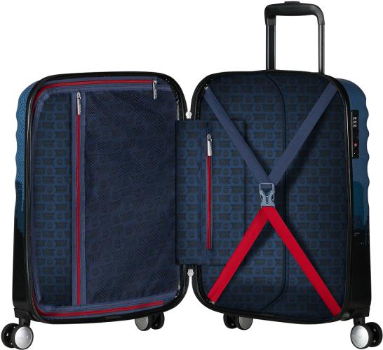 AMERICAN TOURISTER Wavebreaker Disney Spinner 55/20 TSA MARVEL FL Captain America City