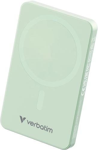 VERBATIM Charge n Go Essentials Power Bank Magnetic 5000MAH Green