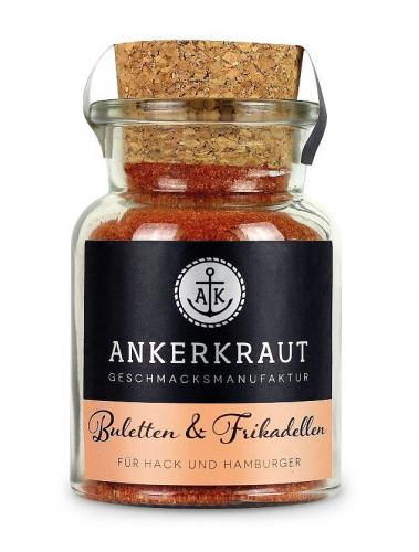 Glas mit Ankerkraut Gewürzmischung für Buletten und Frikadellen, geeignet für Hack und Hamburger