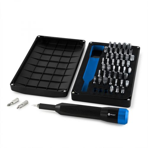 IFIXIT Mahi Kit, Präzisions Bit Set mit 48 Bits, 1/4 Driver