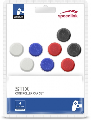 SPEEDLINK STIX Controller Cap Set - for PS5/PS4/Switch multicolor