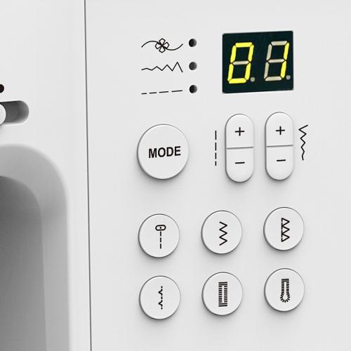 BERNETTE Nähmaschine sew&go 7, computergesteuert