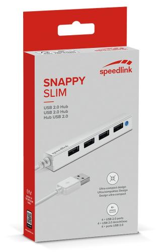 Verpackung des Speedlink Snappy Slim USB 2.0 Hubs mit 4 USB-Ports