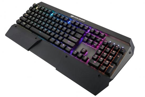 COUGAR Gaming Tastatur Attack X3 RGB, Mechanisch, Cherry MX Braun