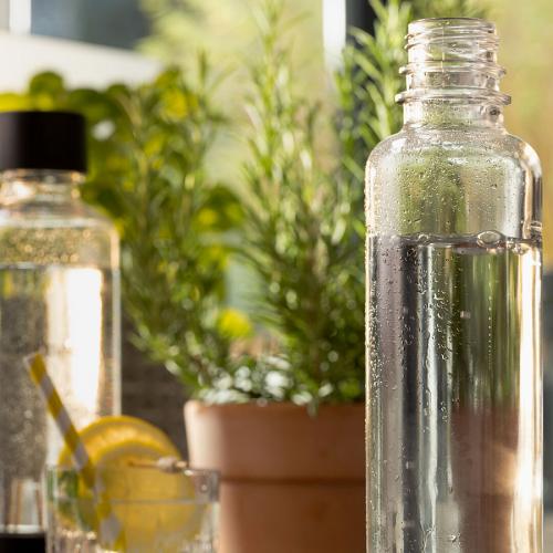 SODAPOP Glasflaschen 0,6L + 0,85L 2er-Set für Logan