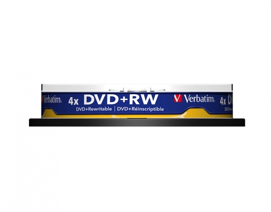 10er Pack Verbatim DVD+RW 4x wiederbeschreibbare Discs