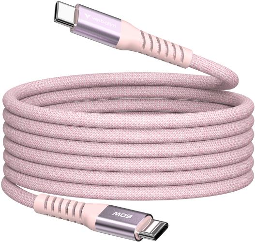 VERBATIM SYNC & Charger USB C to USB C 60W Magnetic 120 CM - Pink