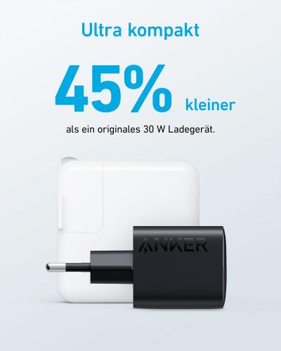ANKER 323 Wall Charger, 2 Ports, 33W, black
