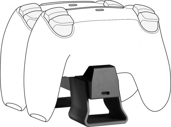 Zwei Controller auf einer Ladestation