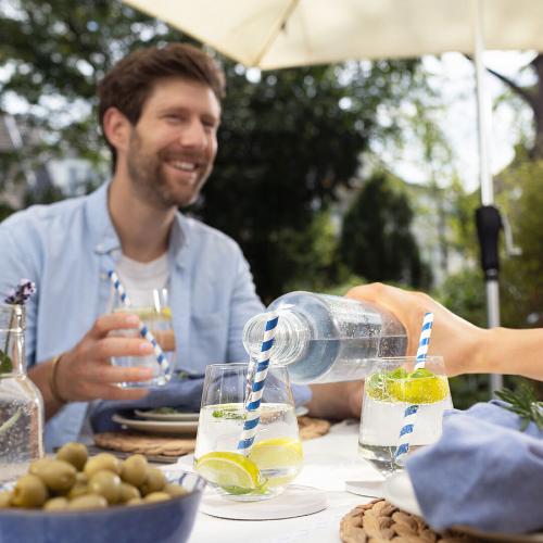 SODAPOP Glasflaschen 0,6L + 0,85L 2er-Set für Logan