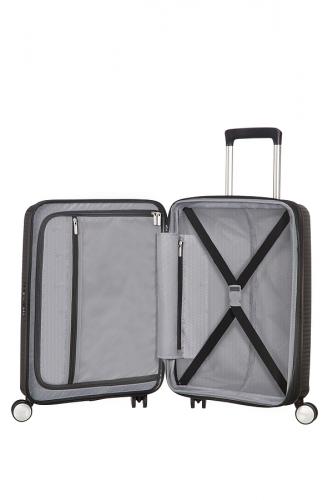 AMERICAN TOURISTER Soundbox Spinner 55/20 TSA Expandable Bass Black