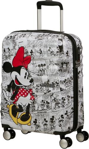 AMERICAN TOURISTER Wavebreaker Disney Spinner 55/20 TSA DISNEY FL Minnie Comics White
