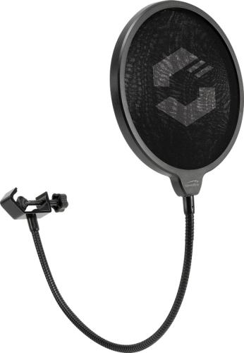 Ein Popfilter mit flexiblem Schwanenhals für klare Mikrofonaufnahmen