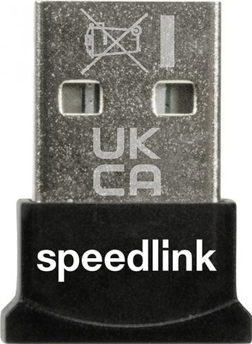 Nahaufnahme eines USB-Adapters der Marke Speedlink