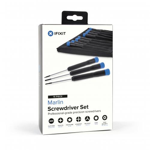 IFIXIT Marlin Screwdriver Set - 15 Precision Screwdrivers