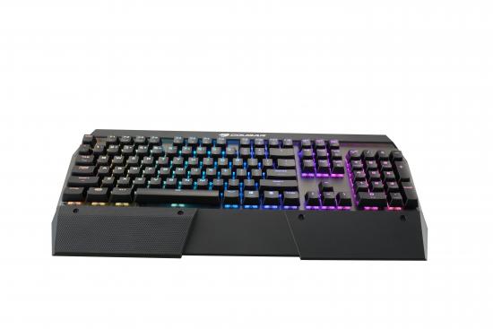 COUGAR Gaming Tastatur Attack X3 RGB, Mechanisch, Cherry MX Braun