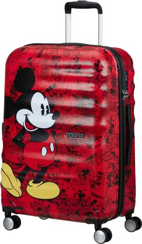 AMERICAN TOURISTER Wavebreaker Disney Spinner 67/24 TSA DISNEY FL Mickey Comics Red