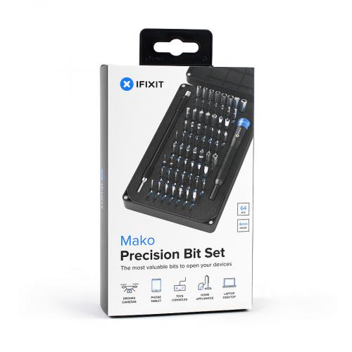 IFIXIT Mako 64 Bit Driver Kit, Präzisions Bit Set mit 64 Bits, 4mm Driver