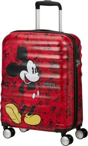 AMERICAN TOURISTER Wavebreaker Disney Spinner 55/20 TSA DISNEY FL Mickey Comics Red