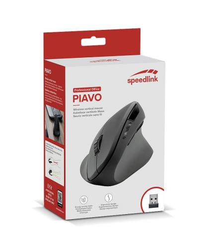 Verpackung der Speedlink PIAVO vertikalen ergonomischen Maus, kabellos, für komfortables Arbeiten