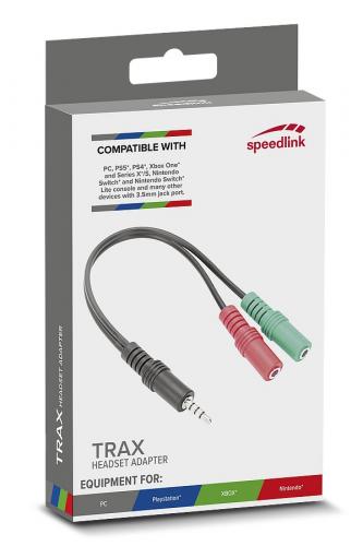 SPEEDLINK TRAX Headset Adapter - for PS5/PS4/Xbox Series X/S/Switch/OLED